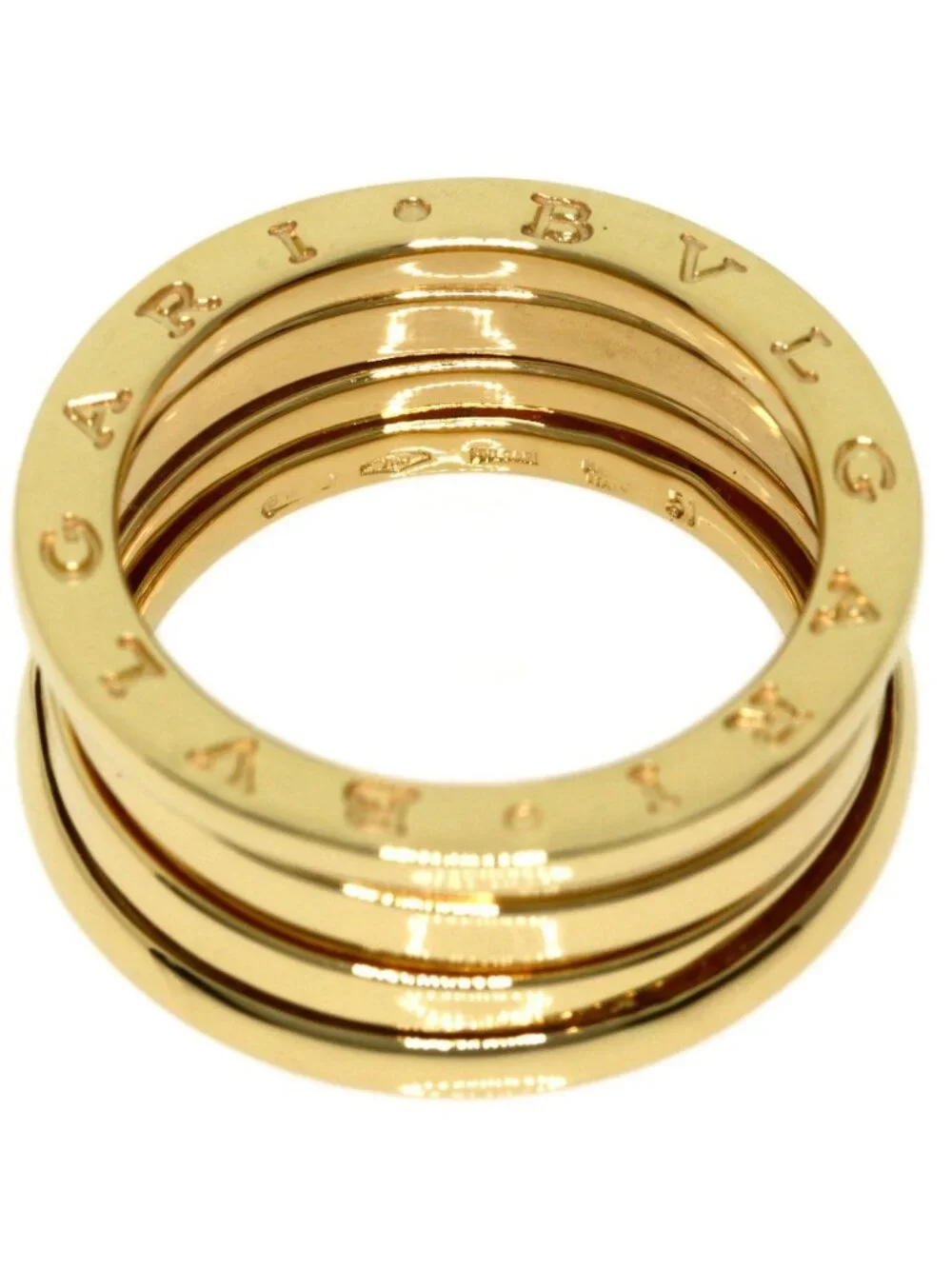 Bvlgari B-zero One Bands 51 Ring 18k Yellow Gold